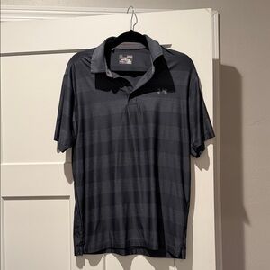 Under Armour Men’s Dark Gray Short-Sleeve Polo